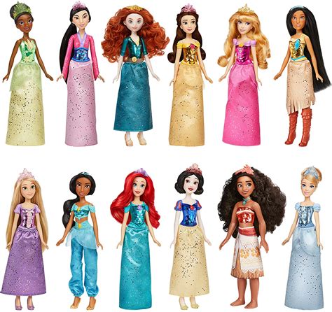 disney princess doll set of 12